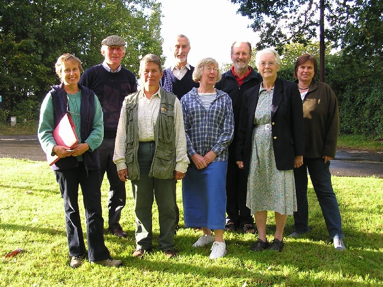 Photo of Pettistree hedgerow survey team
