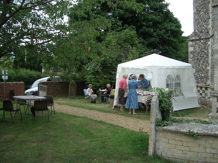 Photo of tea tent