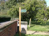 Photo of footpath sign